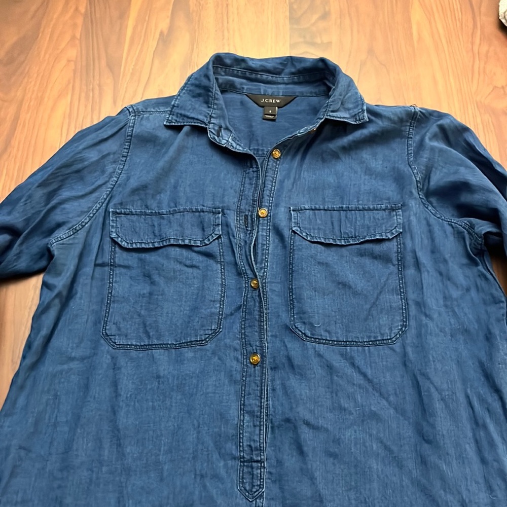 JCrew size 2 light denim shirt